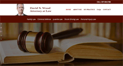 Desktop Screenshot of davidwoodlawyer.com