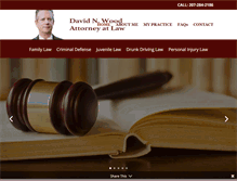 Tablet Screenshot of davidwoodlawyer.com